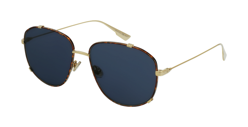LUNETTES DE SOLEIL femme DIORMONSIEUR3 écaille/argenté - vue de 3/4