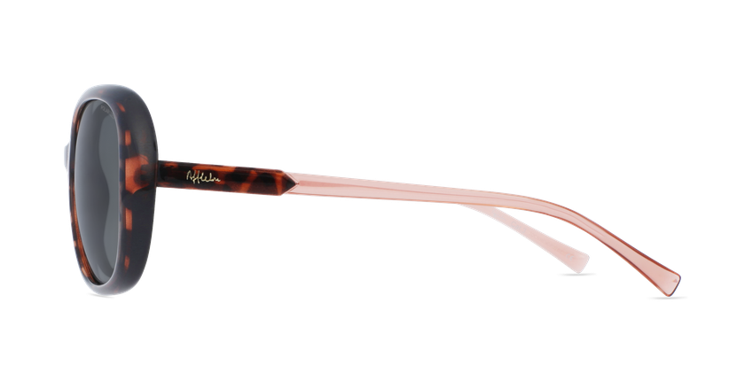 LUNETTES DE SOLEIL femme FLORES POLARIZED écaille/rouge - Vue de face