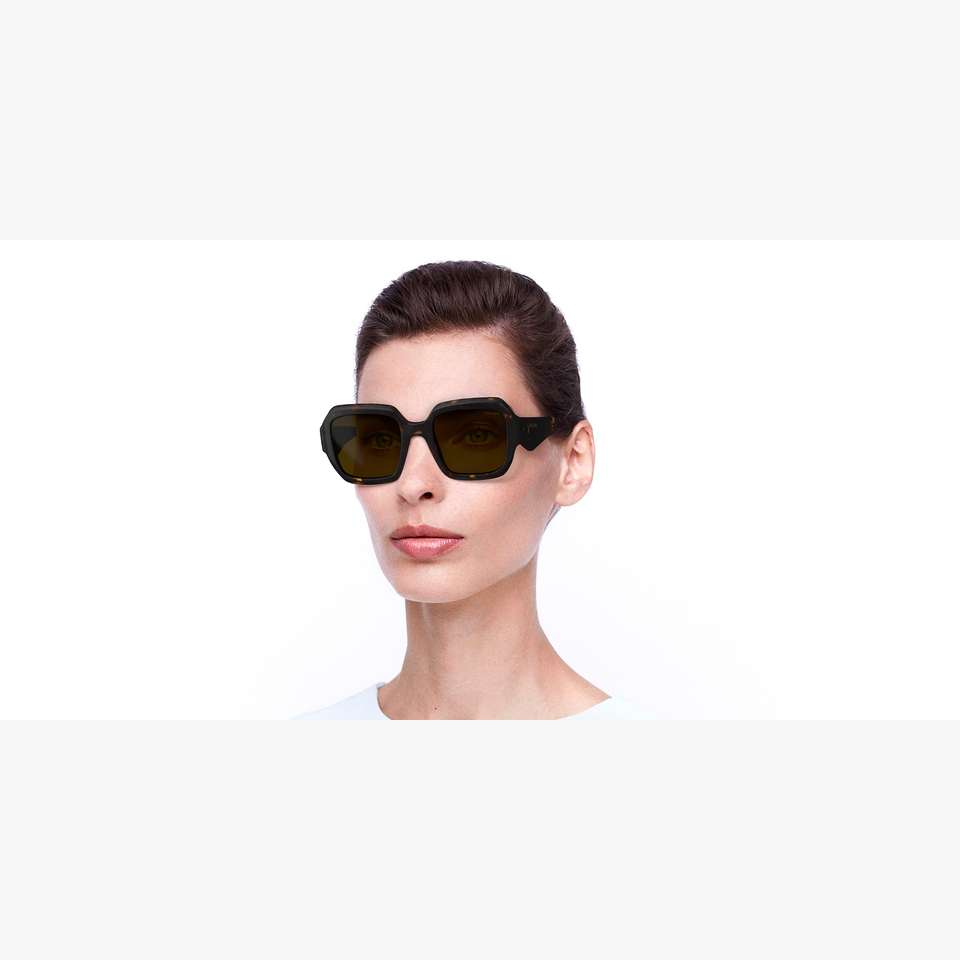 Lunettes de soleil femme PR 28ZS écaille - Vue de face