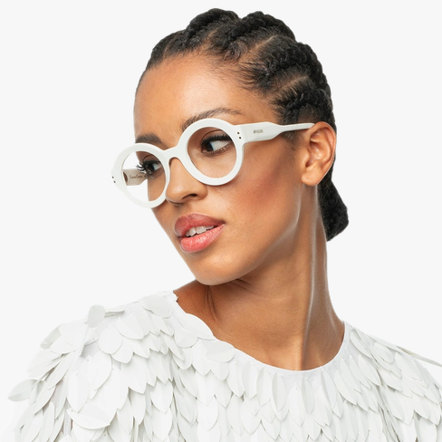 Lunettes de vue femme CARACTèRES PERSPICACE blanc