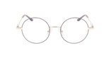Lunettes de vue femme ADRIANA violet/dorée - Vue de face