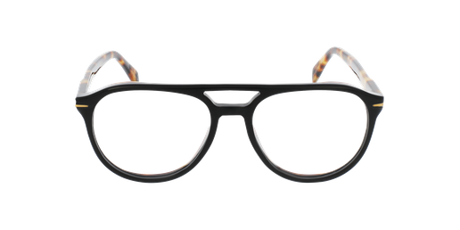 LUNETTES DE VUE homme DB 7087 noir/écailleVue de face
