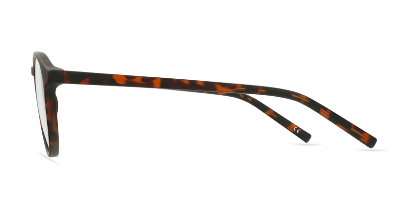 Lunettes de vue enfant RZERO26 écaille foncé/écaille rose - Vue de face
