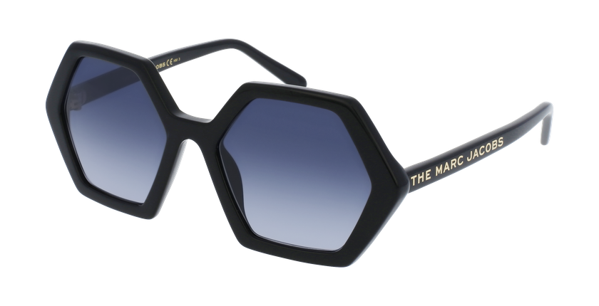 LUNETTES DE SOLEIL femme MARC 521/S noir/bleu - Vue de face