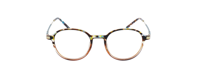 LUNETTES DE VUE MAGIC 133 écaille/vert - Vue de face