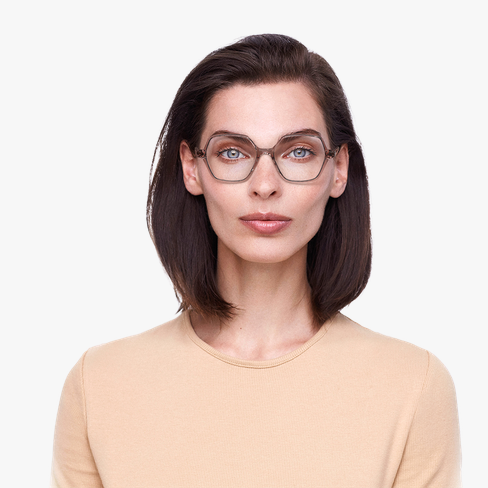 Lunettes de vue femme RZERO43 rose/dorée