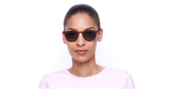 Lunettes de vue FORTY solaire Bordeaux +2.00 rouge - Vue de face