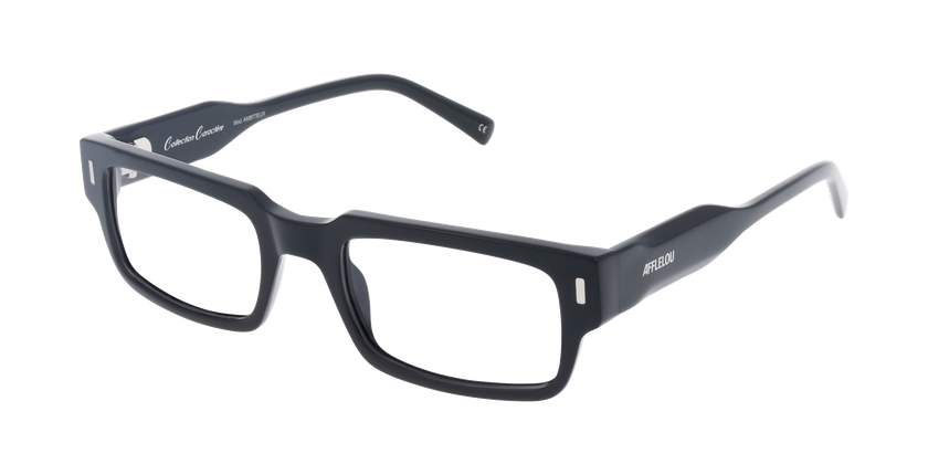 Lunettes de vue homme CARACTÈRES AMBITIEUX noir - Vue de face