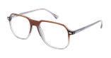 Lunettes de vue homme FELICIEN gris - Vue de face