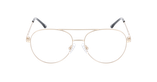 Lunettes de vue homme RZERO38 dorée - Vue de face