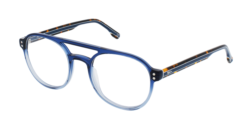 Lunettes de vue homme MAGIC209 bleu - Vue de face