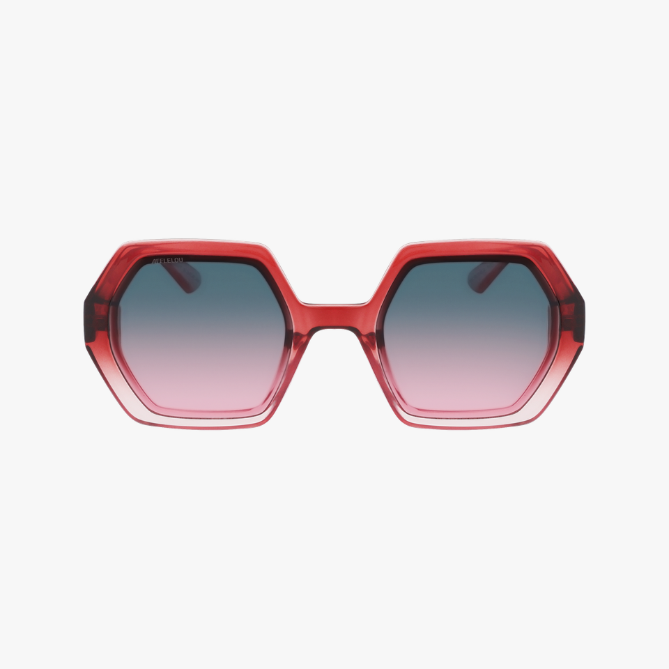 Lunettes de soleil femme ROSALIA rose - Vue de face