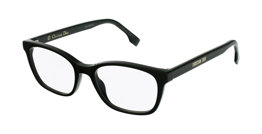 LUNETTES DE VUE femme DIORETOILE2 noir/bleu - vue de 3/4