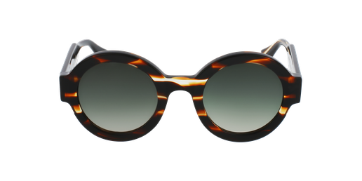 LUNETTES DE SOLEIL femme LAURA 6454 marron Vue de face