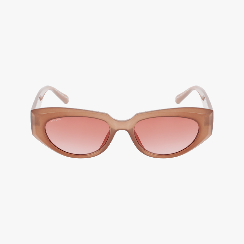 Lunettes de soleil femme PRIMA marron - Vue de face