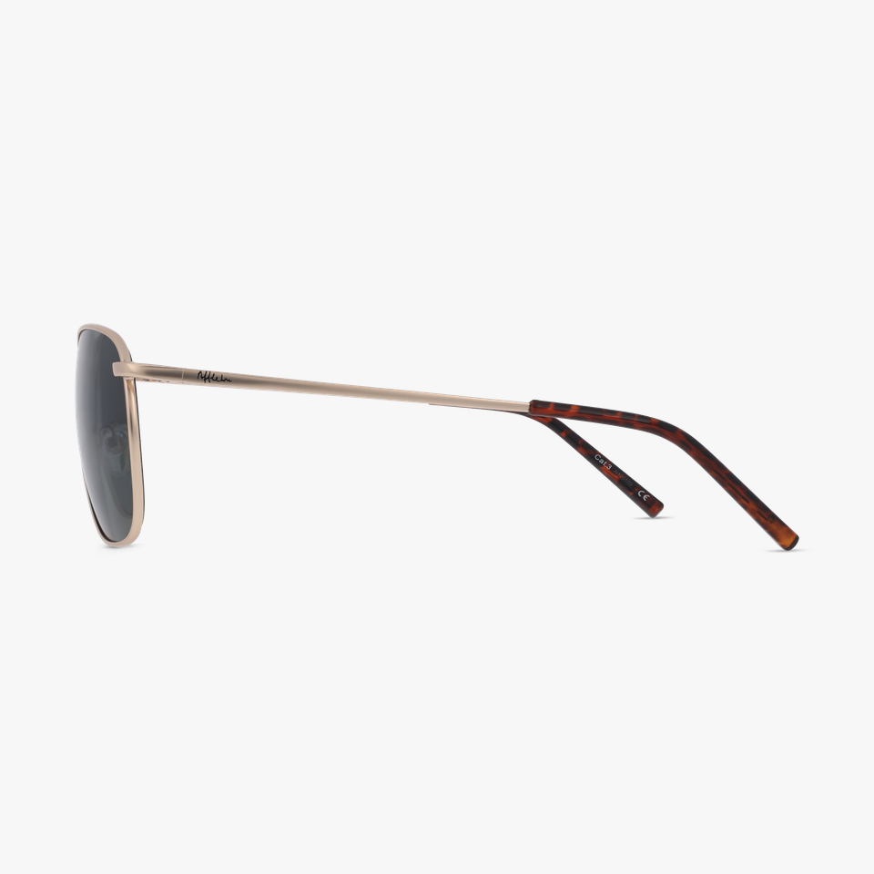 Lunettes de soleil IGNACIO dorée - Vue de face