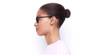 Lunettes de vue FORTY solaire Noire +2.00 noir - Vue de côté