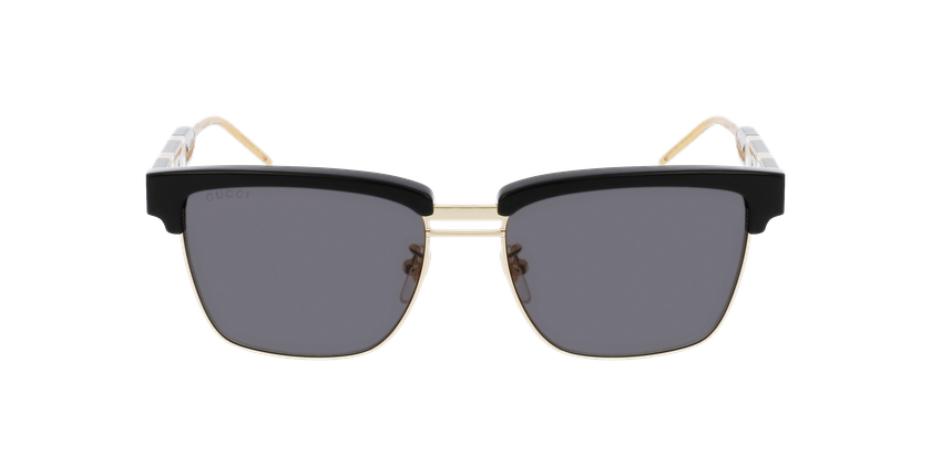 LUNETTES DE SOLEIL homme GG0603S noir - Vue de face