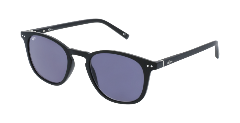 LUNETTES DE VUE FORTY solaire Noire noir/noir - vue de 3/4