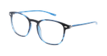 Lunettes de vue homme MAGIC244 bleu/bleu - Vue de face