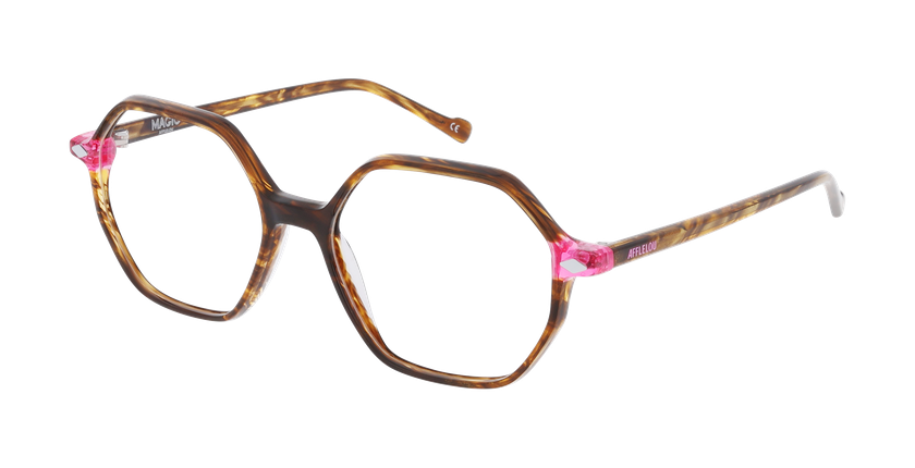 Lunettes de vue femme MAGIC277 rose/rose - Vue de face