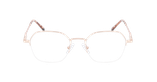 Lunettes de vue femme AMALIA dorée - Vue de face