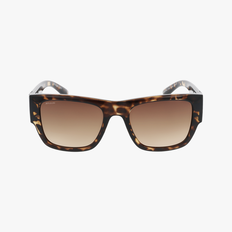 Lunettes de soleil homme BARTOLO écaille - Vue de face