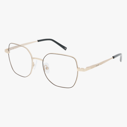 Lunettes de vue femme FELICIE dorée/noir