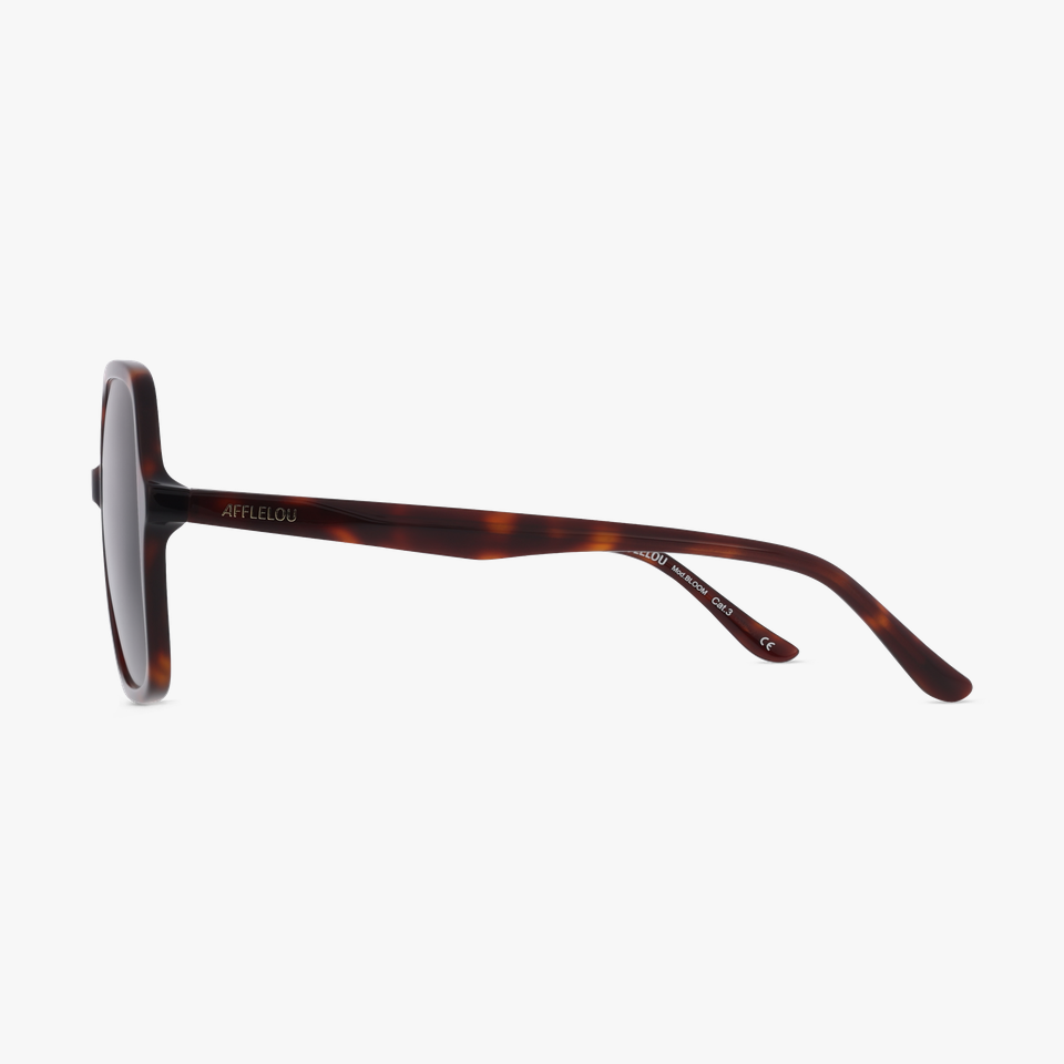 Lunettes de soleil femme BLOOM écaille - Vue de face