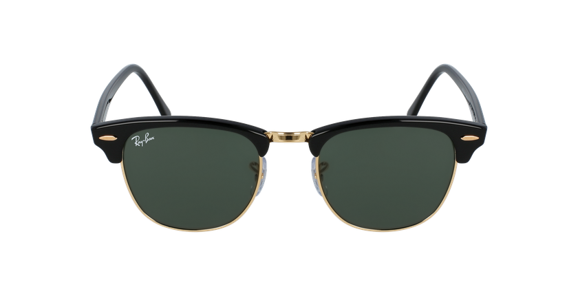 LUNETTES DE SOLEIL CLUBMASTER noir - Vue de face