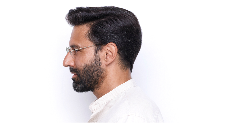 LUNETTES DE VUE homme MAGIC 138 doré/bleu - Vue de côté