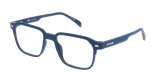 Lunettes de vue homme FIRMIN bleu/bleu foncé mat - Vue de face