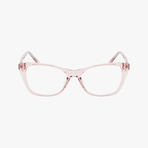Lunettes de vue femme DEVA rose Vue de face