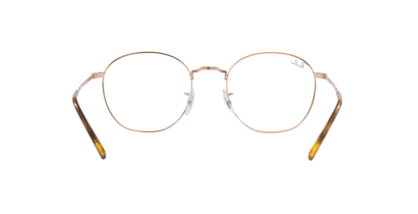 Lunettes de vue 0RX6472 dorée - Vue de face
