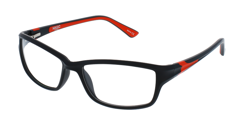 LUNETTES DE VUE homme MAGIC 191 noir/rouge - Vue de face