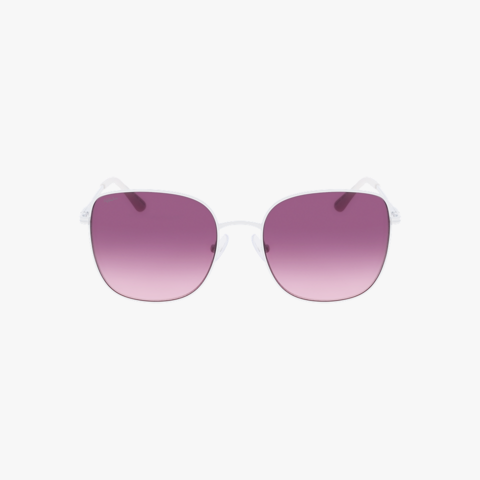 Lunettes de soleil femme NAIADE blanc - Vue de face
