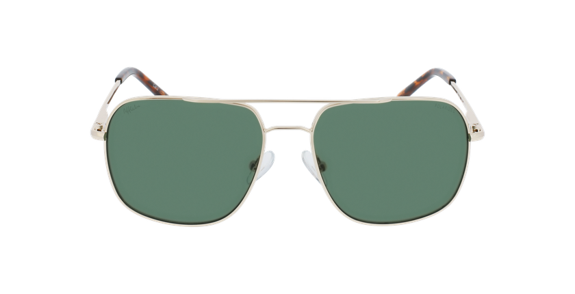 LUNETTES DE SOLEIL homme LUKE doré - Vue de face