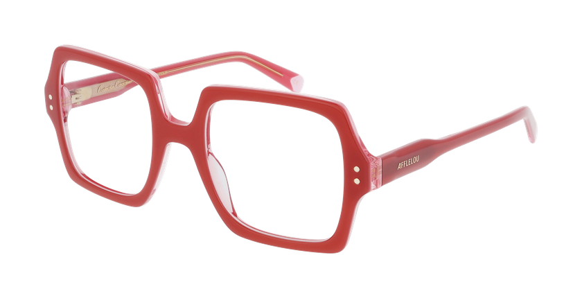 Lunettes de vue femme CARACTÈRES CHARISMATIQUE rose - Vue de face