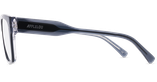 Lunettes de vue homme CARACTÈRES INGENIEUX gris/cristal - Vue de face