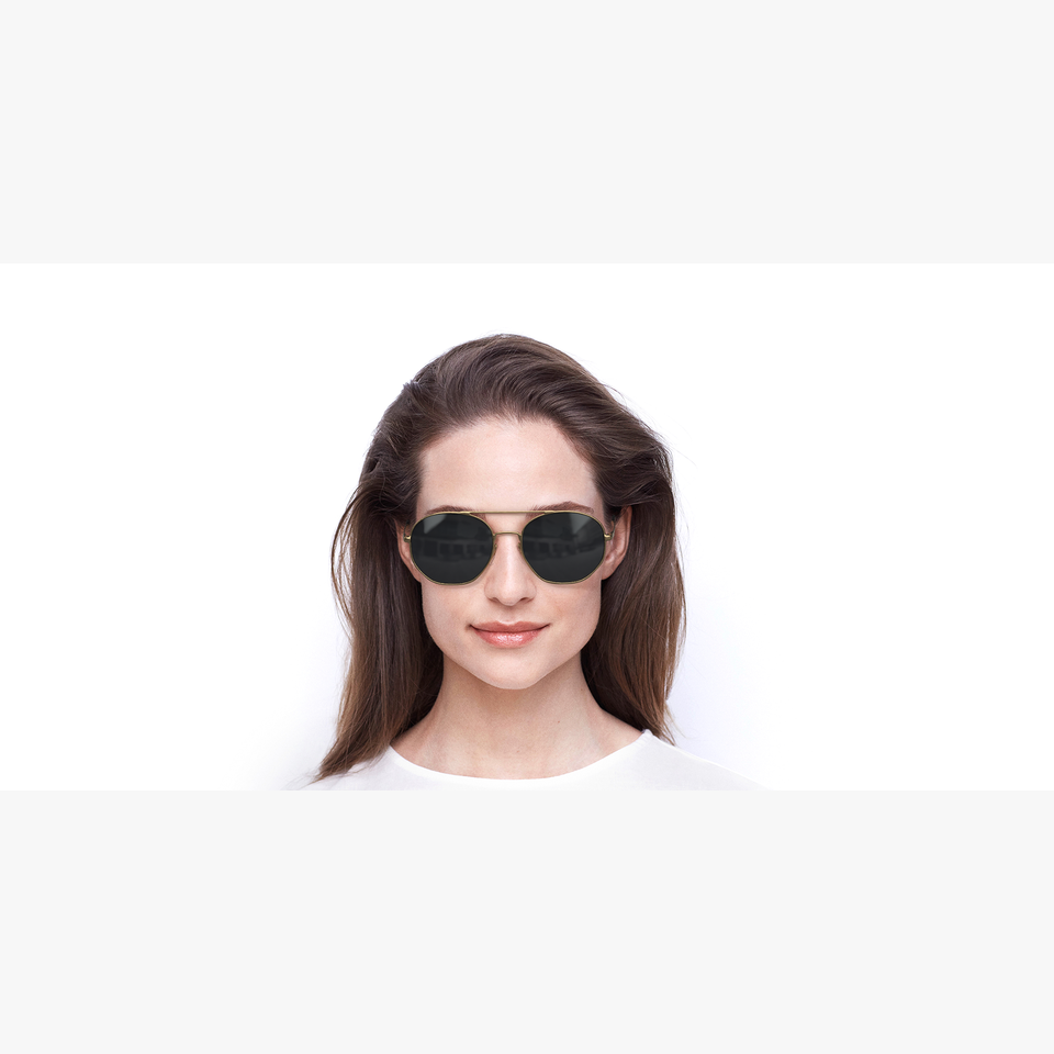 Lunettes de soleil femme MARC 327/S gris - Vue de face