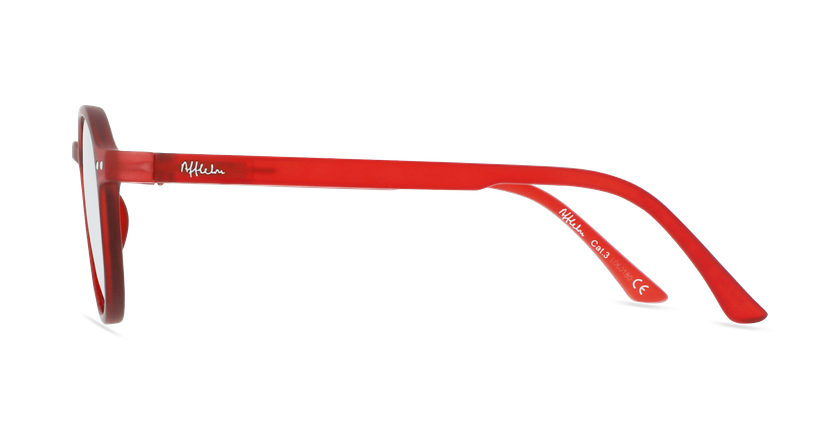 LUNETTES DE SOLEIL enfant PAZ rouge - Vue de côté