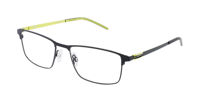 Lunettes de vue homme MAGIC274 noir/vert - Vue de face