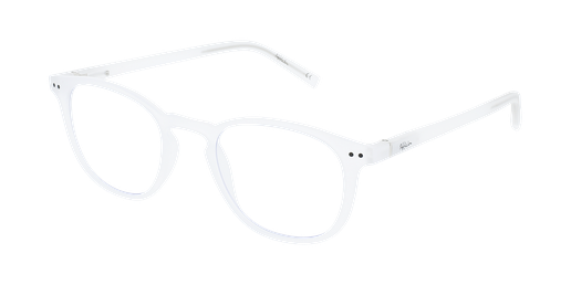 LUNETTES DE VUE FORTY anti-lumière bleue Blanche blanc/blancvue de 3/4