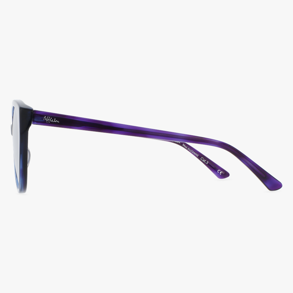 Lunettes de soleil femme SUZANNE violet - Vue de face