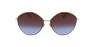 Lunettes de soleil femme DIORSOCIETY4 dorée/écaille