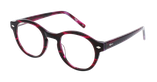 Lunettes de vue femme MAGIC 164 violet marbré - Vue de face