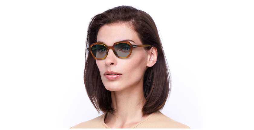 LUNETTES DE SOLEIL femme VEZENAZ écaille - vue de 3/4