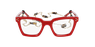 LUNETTES DE VUE femme MYSTERIEUSE rouge