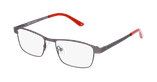 LUNETTES DE VUE enfant MAGIC OCTAVE gris/rouge - Vue de face