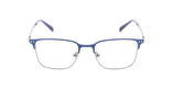 Lunettes de vue homme NATHEO bleu/bleu - Vue de face